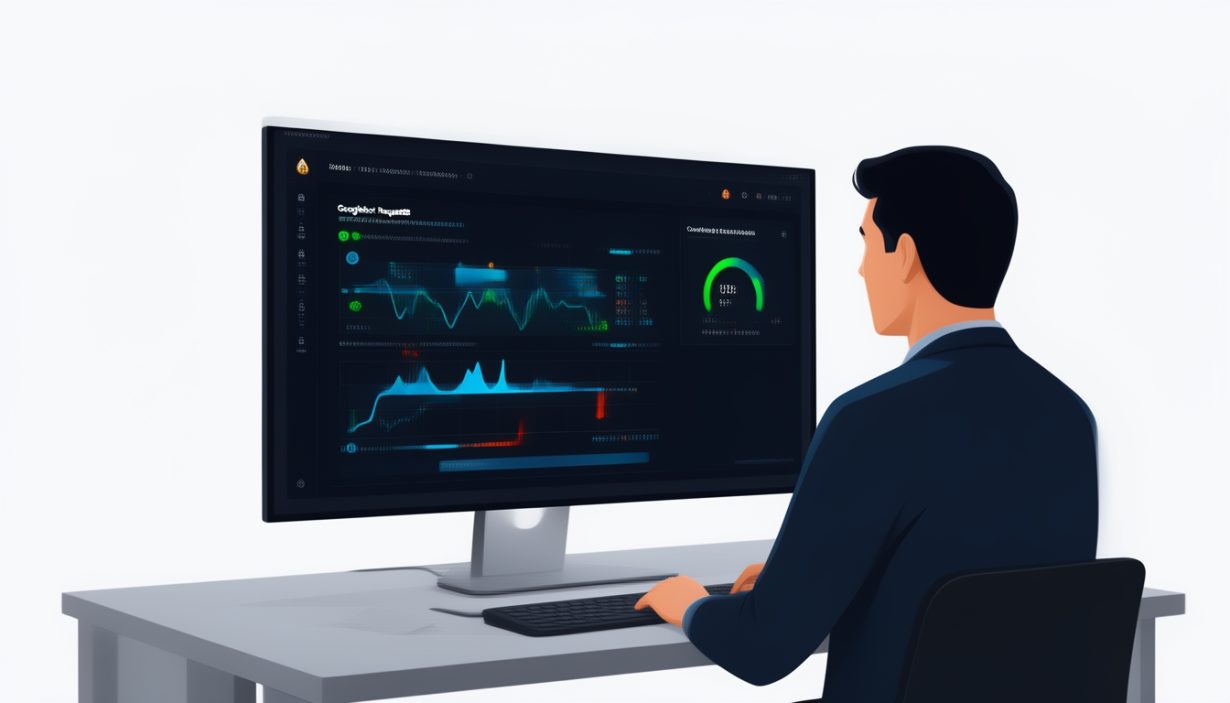 Googlebot server log analysis dashboard