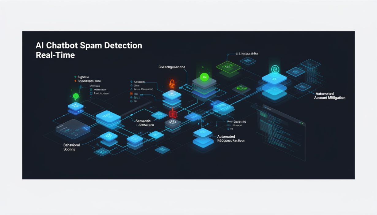 AI chatbot spam detection workflow diagram