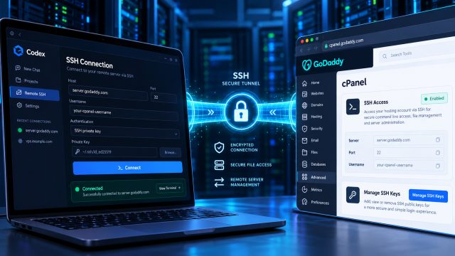 How to Connect Codex to cPanel / GoDaddy via SSH: Complete Setup & Troubleshooting Guide