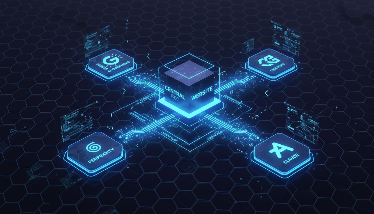 Visualizing the ecosystem of Generative Engine Optimization including AI Overviews and Chatbots