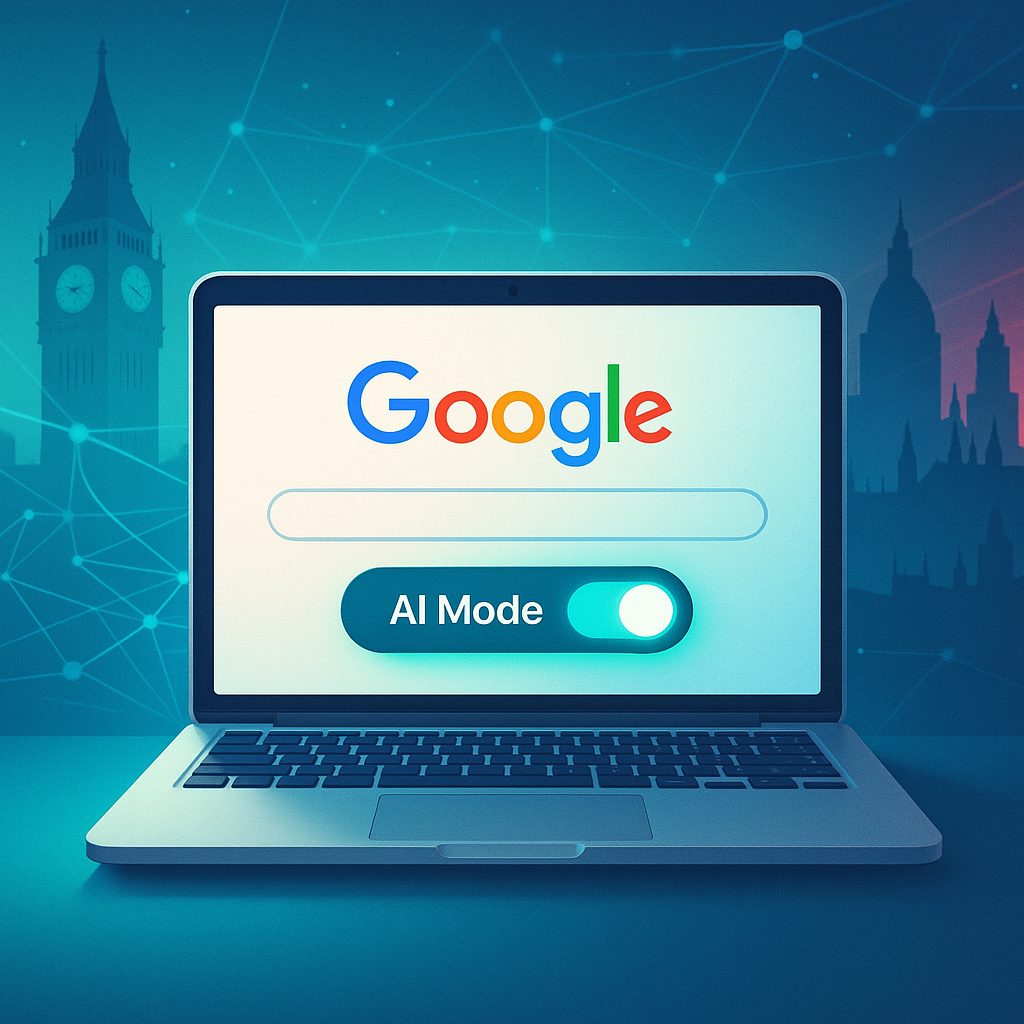 Featured: Google AI Mode interface illustration