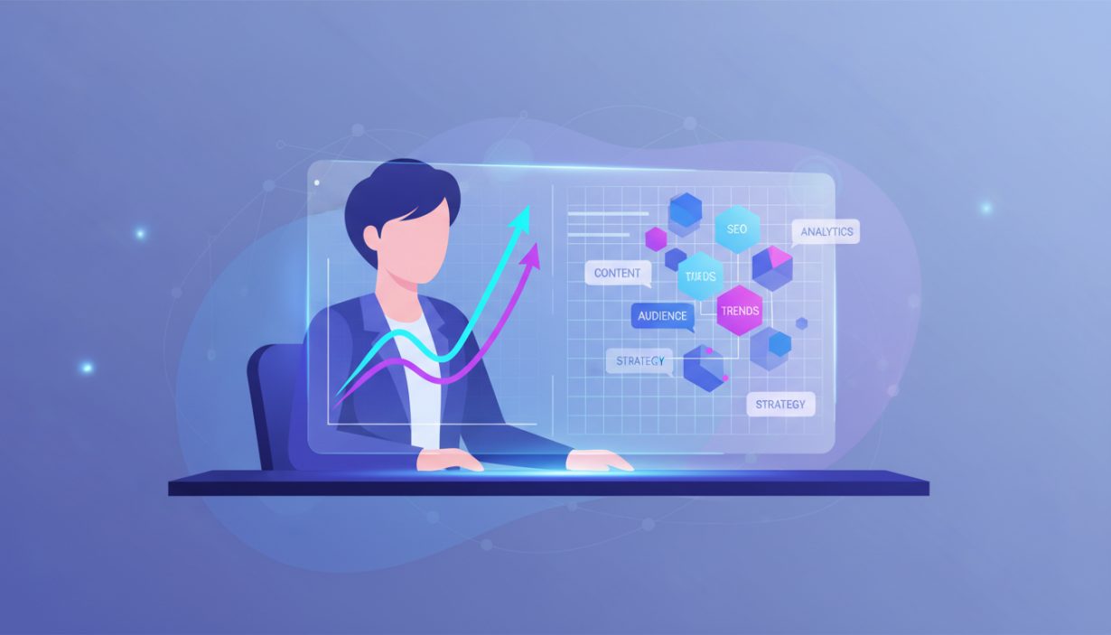 SEO keyword research strategy visualization