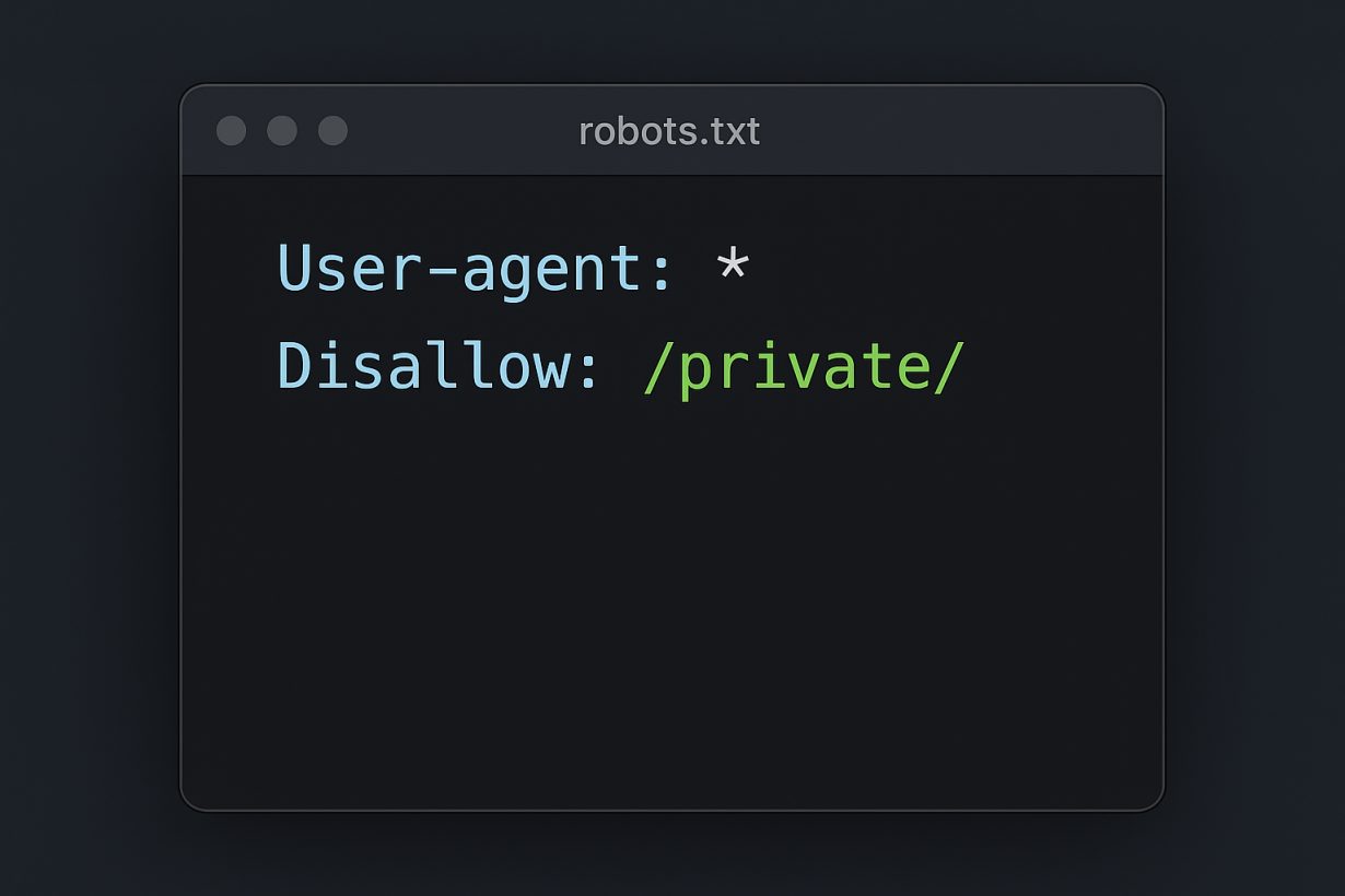 robots.txt syntax example